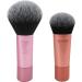 Real Techniques Mini Foundation & Blush Duo Travel Set - 2 Piece Mini Brushes for Loose Blush & Liquid Foundation - Buy Online on GoSupps.com