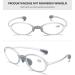 Buy Lanomi Round Retro Reading Glasses | Blue Light Filter | UV400 Protection | Flexible Visual Aid for Men & Women | 1.0 to 3.5 Magnification - Buy Online on GoSupps.com