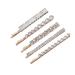 CatYou Crystal Hair Pins Set - 5 Pieces Metal Rhinestone Bobby Pins for Women & Girls - Sparkly Glitter Hair Clips - White Hair Accessories - Buy Online on GoSupps.com