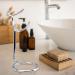 Colcolo Shaving Brush Stand Holder - Sturdy & Practical Men's Hanger for Father's Day Gift - Silver - Buy Online on GoSupps.com