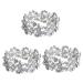Beaupretty 3st crystal hand jewelry tennis arm tapes wedding tennis bracelet rhinestone strass jewelry rhinestone bracelet wedding tennis miser