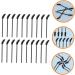 FRCOLOR 150 Pcs Elbow Mascara Brush Lash Lengthening Mascara Black Lash Makeup Practicing 9.7x0.6cmx3pcs Blackx3pcs - Buy Online on GoSupps.com