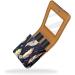 Travel Lipstick Organizer Case - Portable Makeup Bag with Mirror | Bohemian Style Feather Leaves - Shop Now - Buy Online on GoSupps.com