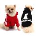 QiCheng&LYS Dog Hoodie Dog Winter Coat Small Dogs Jacket for Chihuahua (A-Black/Red XS) A-Black/Red XS