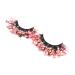 QOKLIYUI 2x Easy Application Glittery Eyelashes With Sequins Reusable And Washable Lightweight Comfort Plastic Natural Look Q-10