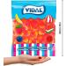 Vidal Fishing Taste Rubber Sugar Peach Flavour Red and Orange Colours 1kg Bag - Buy Online on GoSupps.com