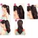 Claw on Ponytail Clip in Hair Extensions Straight Curly Wavy Long Hair Piece Pony Tail Synthetic Claw Jaw Ponytail Extensions 18" Curly Light Auburn 18 Inch-Curly Light Auburn-Curly - Buy Online on GoSupps.com