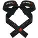 Hustle Lifting Wrist Straps for Weightlifting - 24" Power Cotton Weight Lifting Wrist Wraps to Lift Heavier with a Silicone Grip - Deadlift Straps Carbon