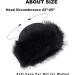 Dawfold Women's Faux Fur Cossack Hat - Fluffy & Warm Winter Ski Cap in Black - Buy Online on GoSupps.com
