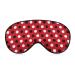 Black and White Polka Dots Sleep Mask for Women Adjustable Sleeping Eye Shades Cover with Elastic Strap