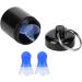 Reusable Waterproof Ear Plugs for Swimming | Noise Reduction Silicone Earplugs for Sleep & Snoring - Blue - Buy Online on GoSupps.com