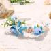Fashband Boho Headband Blue Flower Elastic Hairband Starfish Beads Hair Accessories for Women and Girls - Buy Online on GoSupps.com