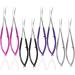 Facial Hair Scissors-Eyebrow Trimmer-Grooming Scissors for Eyebrow Shaping Ear Nose Nostril Hair & Moustache (Black Curved) - Buy Online on GoSupps.com