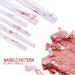 16-Piece Pink Marble Make-Up Brush Set with Holder | Foundation Eyeshadow & Eyebrow Brushes Perfect for Professionals & Beginners - Buy Online on GoSupps.com