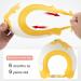 FUNUPUP Baby Shower Cap - Adjustable Hair Washing Shield for Kids - Yellow Dinosaur Design - Buy Online on GoSupps.com