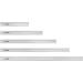Alumicolor AlumiCutter Aluminum Straight Edge w/Inch and Metric Calibrations for Office  School  Engineering and Framing  30IN  Silver - Buy Online on GoSupps.com