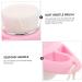 Angoily Silicone Handle Double-Sided Cleansing Brush - Pink Facial Scrubber for Effective Skin Care & Shampooing - Buy Online on GoSupps.com