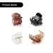 48pcs Mini Hair Claw Clips for Women Girls - Small Plastic Jaw Clamps in Black/Brown/Clear with Storage Box - Buy Online on GoSupps.com