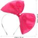 Lurrose Huge Bow Hair Hoop Large Bowknot Christmas Headband Xmas Cosplay Party Supplies for Women (Pink) Picture 2 - Buy Online on GoSupps.com