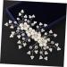 Didiseaon Wedding Hair Comb Tiara Wedding White Comb Bride Bridal Hair Comb - Buy Online on GoSupps.com