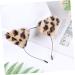 MERRYHAPY Hair Hoop Fluffy Leopard Hoop Headbands for Cat Headband Halloween Cat Ears Animal Ears Party Favor Headband Leopard Headband Plush Fox Hair Bands Ear Hair Band - Buy Online on GoSupps.com