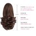 12in Curly Brown Ponytail Extension Claw Clip - Synthetic Fake Hair Extensions - Fluffy & Tangle-Free - Medium Brown Mix - 3.8 OZ - SYXLCYGG - Buy Online on GoSupps.com