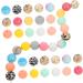 EXCEART Silicone Beads Bulk Set for Jewelry Making - Round Teething Beads for Baby Bracelets and Nursing Necklaces - Wreath Design - 1.5x1.5x1.5CM - 3 Sets - Buy Online on GoSupps.com