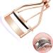 Eyelash Curler | Handheld Quick Eye Lash Curler - Dramatically Curled Eyelashes Curler with Padded Handle for Long Lasting Effect Rose Gold-pvc Box - Buy Online on GoSupps.com