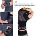 Faddare Copper Infused Wrist Support Sleeves - 1 Pair for Injury Recovery & Arthritis Relief (Left & Right Hand - Buy Online on GoSupps.com