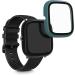 kwmobile Cover for Huami Amazfit GTS 2 Mini - Set of 2 Tempered Glass with Plastic Frame - Green/Black - Buy Online on GoSupps.com