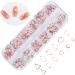 Housoutil 1 Box Manicure Decoration Decorations Boxed Knot Top Headband Nail Art Decoration Metal Nail Accessories Nail Art Rivet Velvet Cosmetic Bag Natural Nails Stud Rose Gold Size 1 As Shown - Buy Online on GoSupps.com
