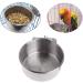 Old Tjikko Pet Feeder Water Cup 20oz - Stainless Steel Cage Coop Hook Bowl for Bird Hamster Small Animals - Buy Online on GoSupps.com