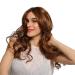 Wig Women Long Hair Brown Brown Cosplay Wavy Synthetic Brazilian Women Long Curly Hair 80s 60s 70s 50s