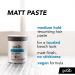 Got2b Beach Matt Medium Hold Hair Paste 100ml - Matt Texture, No Stickiness - Buy Online on GoSupps.com