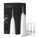 Bixdo Water Flosser for Teeth Cordless Oral Irrigator Dental Water Jet Electric Tooth Flosser with 3 Jet Tips Rechargeable with Wireless Charging Base for Tavel and Home Use Daily