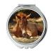 Mirror Travel Mirror animal farm foal pocket mirror portable mirror