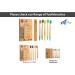 Bamboo Toothbrushes for Children - Eco-Friendly 5 Pack in Rainbow Colors | Soft BPA-Free Bristles | Biodegradable Natural Wood Toothbrushes - Buy Online on GoSupps.com