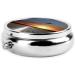 Portable 3 Compartment Round Pill Box - Mini Decorative Travel Medicine Organizer for Vitamins & Tablets - Buy Online on GoSupps.com