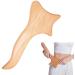 Wood lymphatic drainage tool gua Sha massage device wooden therapy massage tool anti-cellulite massage tool for back arms legs soft tissue therapy massage tool