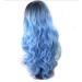 Buy BGHJUE N Wigi S A Short Ombre Blue Curly Wig for Women - Synthetic Temperature Fiber Hair - Buy Online on GoSupps.com