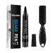 Avejjbaey Bartstift for men bare pencil filler beard amplifier brush waterproof color filler black brown beard formation filling pin set brown black perfect beard form for men