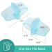 Welnove Toe Separators with 2 Loops - Pack of 12 Soft Gel Bunion Correctors - Big Toe Spacer for Bunion Pain and Overlapping Toe - Blue - Buy Online on GoSupps.com
