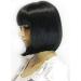 Short Black Straight Hair Wig for Women - Heat Resistant Cosplay & Party Wear - Buy Online on GoSupps.com