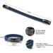 VNOX Custom Engraved Leather Medical Alert ID Bracelet for Men - Handmade Two-Tone Adjustable Wristband for Diabetes Insulin - 6.5-8.4 Inches - Buy Online on GoSupps.com
