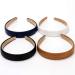 Loneedy 4x Checked Leather Headband - Stylish Wide Padded Non-Slip Hair Band for Girls & Women in Black Brown Blue White - International Shipping Available! - Buy Online on GoSupps.com