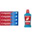 Colgate Cavity Protection Whitening Fluoride Toothpaste (4 Pack) + Total CPC Mouthwash (1L) | Oral Care Bundle Toothpaste + Mouthwash