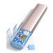 Vaydeer Metal Travel Pill Organizer (Support 2 Times a Day) 7 Day Weekly Pill Box Large Capacity Daily Cute Pill Case for Supplements Pills Vitamins and Medication (Rose Gold)