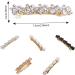 CLSSLVVBN Elegant Pearl Spring Hair Clips Pin For Women Girls Versatile Hairpins For Any Occasion Girls Elegant Barrettes Hairpins E8407White Diamonds - Buy Online on GoSupps.com