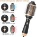 One Step Hot Air Brush - 4 in 1 Hair Styler & Volumizer | Negative Ion Anti-Frizz Ceramic Titanium Barrel | Golden Hair Dryer Curler & Straightener - International Shipping Available - Buy Online on GoSupps.com