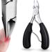 Toenail Clippers Precision Nail Clippers Toenail Cutter for Thick or Ingrown Toenails Heavy Duty Stainless Steel Cuticle Scissors Nail Nippers
